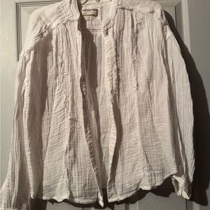 We The Free Textured White Top